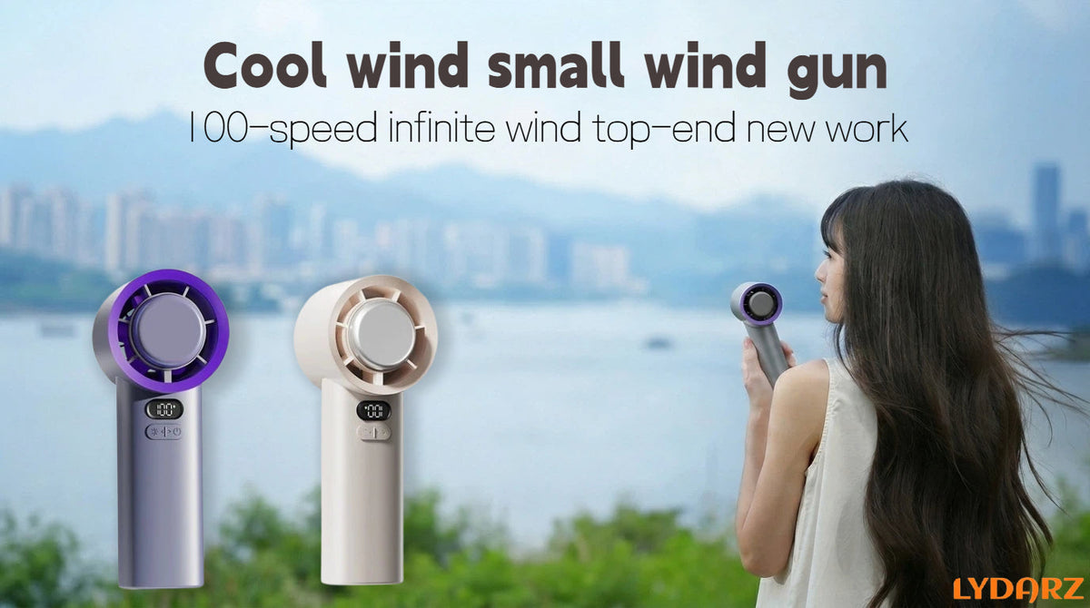 Precision Cooling in Your Pocket: The LYDARZ 100-Speed Handheld Fan