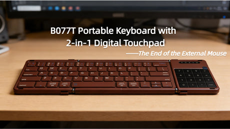 The Art of Working Anywhere: Why the B077T Foldable Keyboard is the Ultimate Minimalist Upgrade