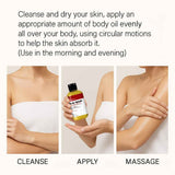 Mildhold Body Splash Hydrating Body Oil - Deeply Hydrates Promotes Healthy Skin & Enhances Radiance - Easy Application Format - 200ml