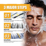 East Moon Men's Shampoo Soap Clean Hair Nutritional Moisturizing Black Hair Shiny Hair Care Men's Shampoo Soap