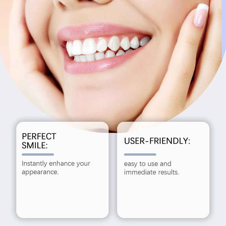Oralhoe Denture Cosmetic Teeth Kit – Natural-Looking Smile Enhancement Set, Comfortable Fit for Temporary Tooth Appearance Improvement & Confidence Boost