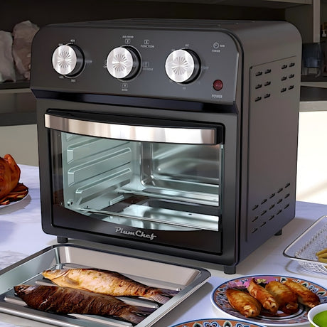 12.5 Qt Air Fryer with Multi-Function Cooking, Grill, Bake, Air Fry, Defrost & Presets - LYDARZ