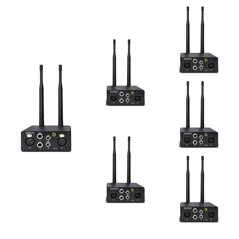 【NEW】AU680A (BNC) UHF Wireless Audio Transmitter & Receiver 150-200M