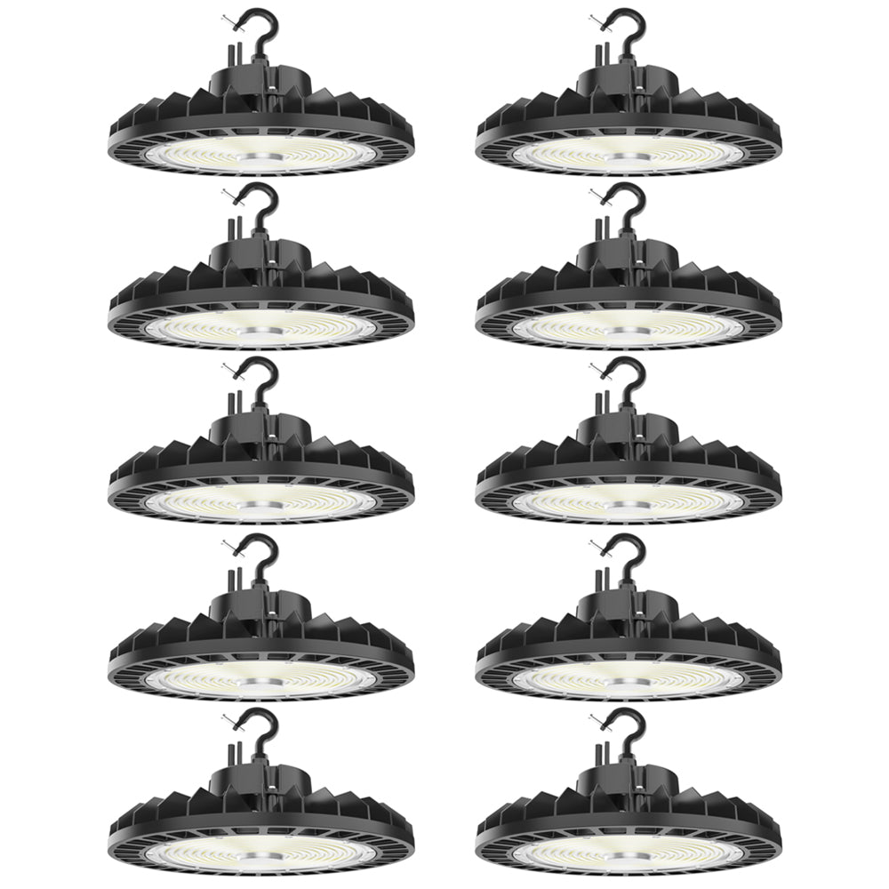 LYDARZ LED High Bay Lights 150-240W - Black UFO Series