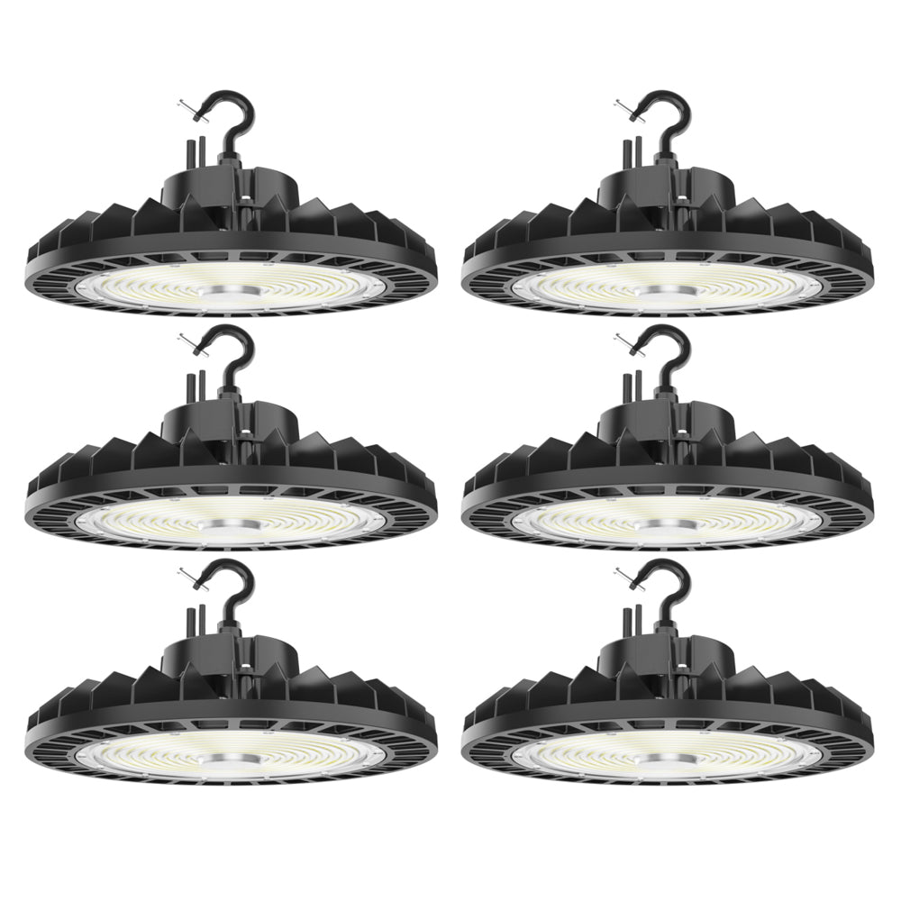 LYDARZ LED High Bay Lights 150-240W - Black UFO Series