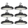 LYDARZ LED High Bay Lights,Garage Light - Black UFO Series