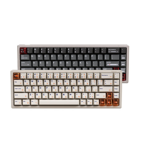 Magnetic Gaming Keyboard White Porcelain Jade 68 Key Aluminum Tuo Keyboard - LYDARZ
