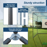 LYDARZ Golf Practice Net 10X10X10FT Cage With Metal Frame Hitting Net Kit Indoor Outdoor
