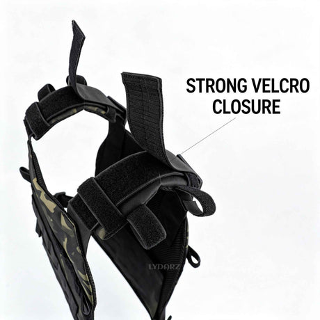 Heavy-Duty Weighted Gym Vest with Rapid-Release Buckles, Universally Adjustable Workout Plate Carrier for Strength Training & Cardio, Breathable Utility Vest for Fitness and Running