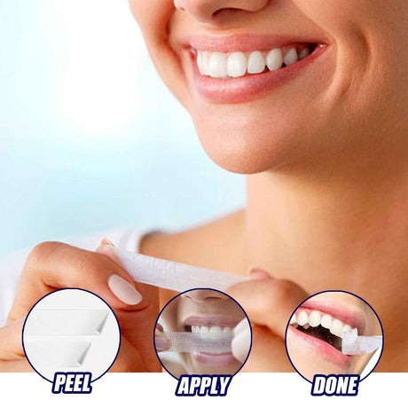 EELHOE Whitening tooth strips Dental care stain remover, whitening and cleaning strips