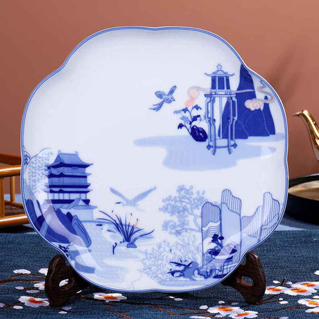 China Jingdezhen Artisanal 10-Piece Tea Set