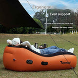 Portable Automatic Inflatable Sofa Bed for Outdoor Camping & Home – Lazy Lounge Airbed for Lunch Break & Floor Use