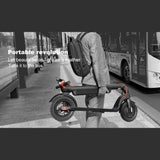 X8 Folding 10 Inch Electric Scooter LED Front Aluminum Alloy Electric Scooter