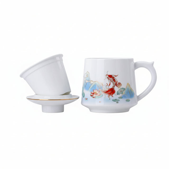 Koi Fish Tea Infuser Mug