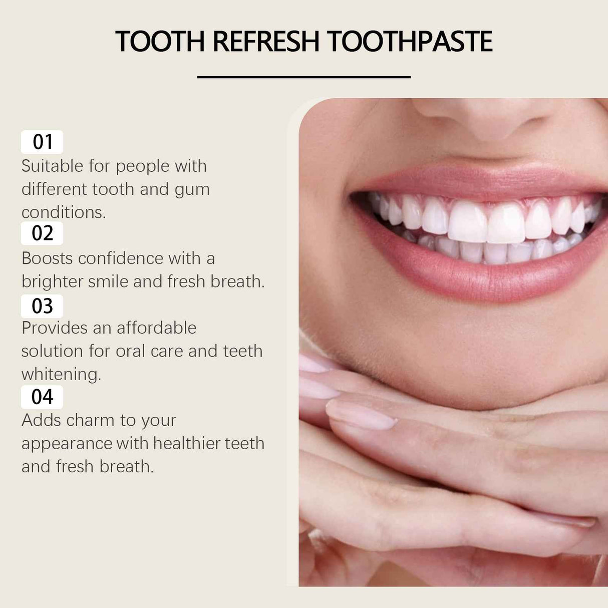 Oralhoe Brightening Toothpaste Brightening Teeth Gentle Cleaning Toothpaste for Stains and Fresh Breath Oral Care