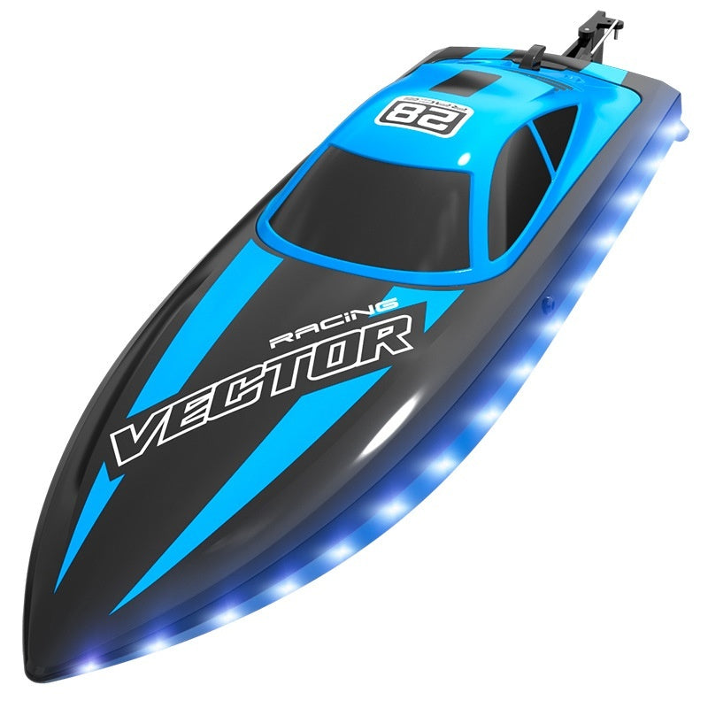 Remote-control Ship With Light 24g Water Toy Boat