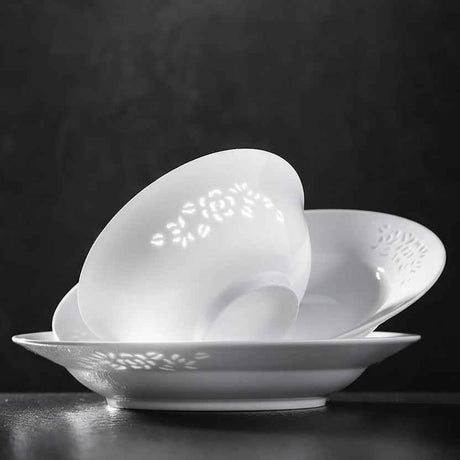 "Jade Peony' 28-Piece Tableware Set