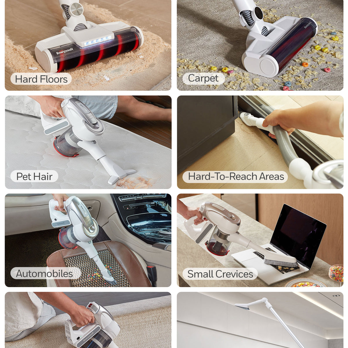 Honeywell VC10 Cordless Vacuum - Powerful 8-in-1, 55 Min Runtime – LYDARZ