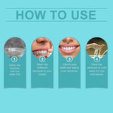 Oralhoe Adjustable snap-on dentures Comfortable and adjustable dentures fit the mouth shape and chewing force