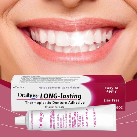 Oralhoe Dentures Fixing Adhesive Fixed dentures improve comfort, beautiful teeth, denture fixing adhesive