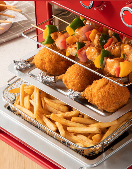 LYDARZ Small Electric Oven and Air Fryer for Household Cooking, Versatile and Efficient - LYDARZ