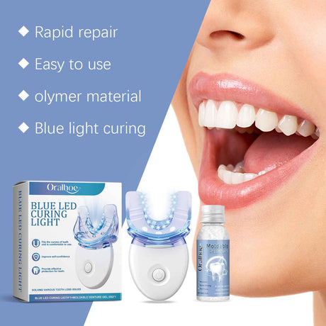 Oralhoe Teeth Care Kit Enhance Smile Aesthetics Gentle Comfortable Teeth Care for Bright and Shiny Teeth