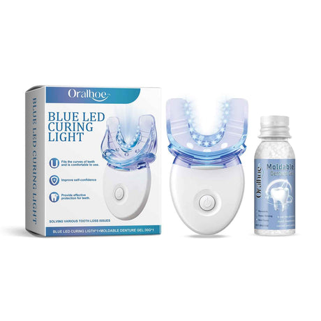 Oralhoe Teeth Care Kit Enhance Smile Aesthetics Gentle Comfortable Teeth Care for Bright and Shiny Teeth