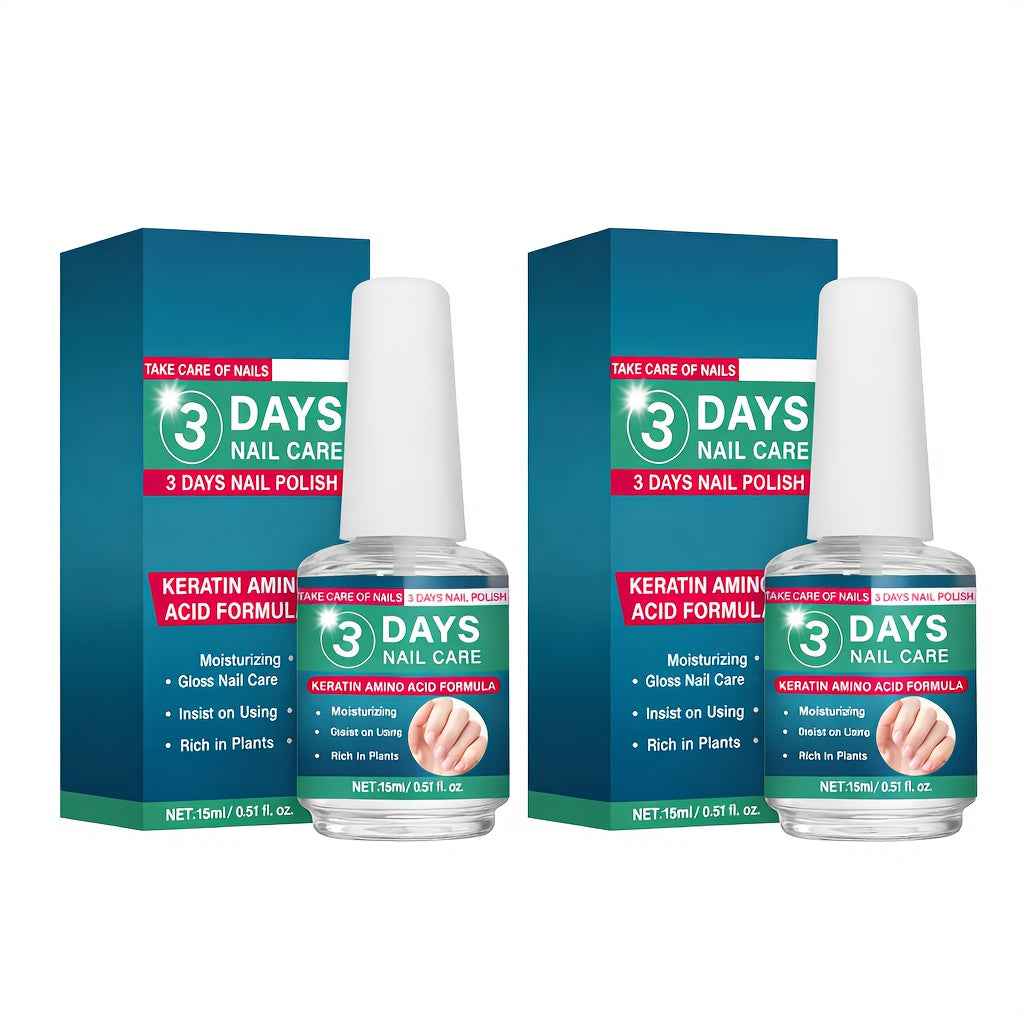 3-Day Nail Care Oil - Lightweight Fast-Absorbing Water-Like Serum Texture for Continuous Nail Health Maintenance