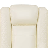 [US warehouse] LYDARZ Multifunctional Intelligent Reclining Sofa - Reversible Coffee Table, Wireless Charging & Breathable Leather