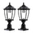 LYDARZ Solar Pillar Headlights With Dimmable LEDs - 2 Packs