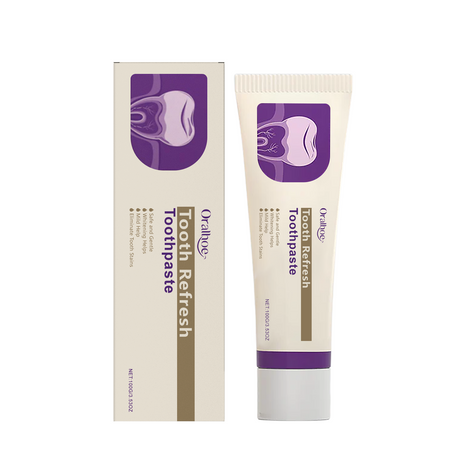 Oralhoe Whitening Toothpaste – Gentle Plaque Removal for Brighter Teeth and Fresh Breath