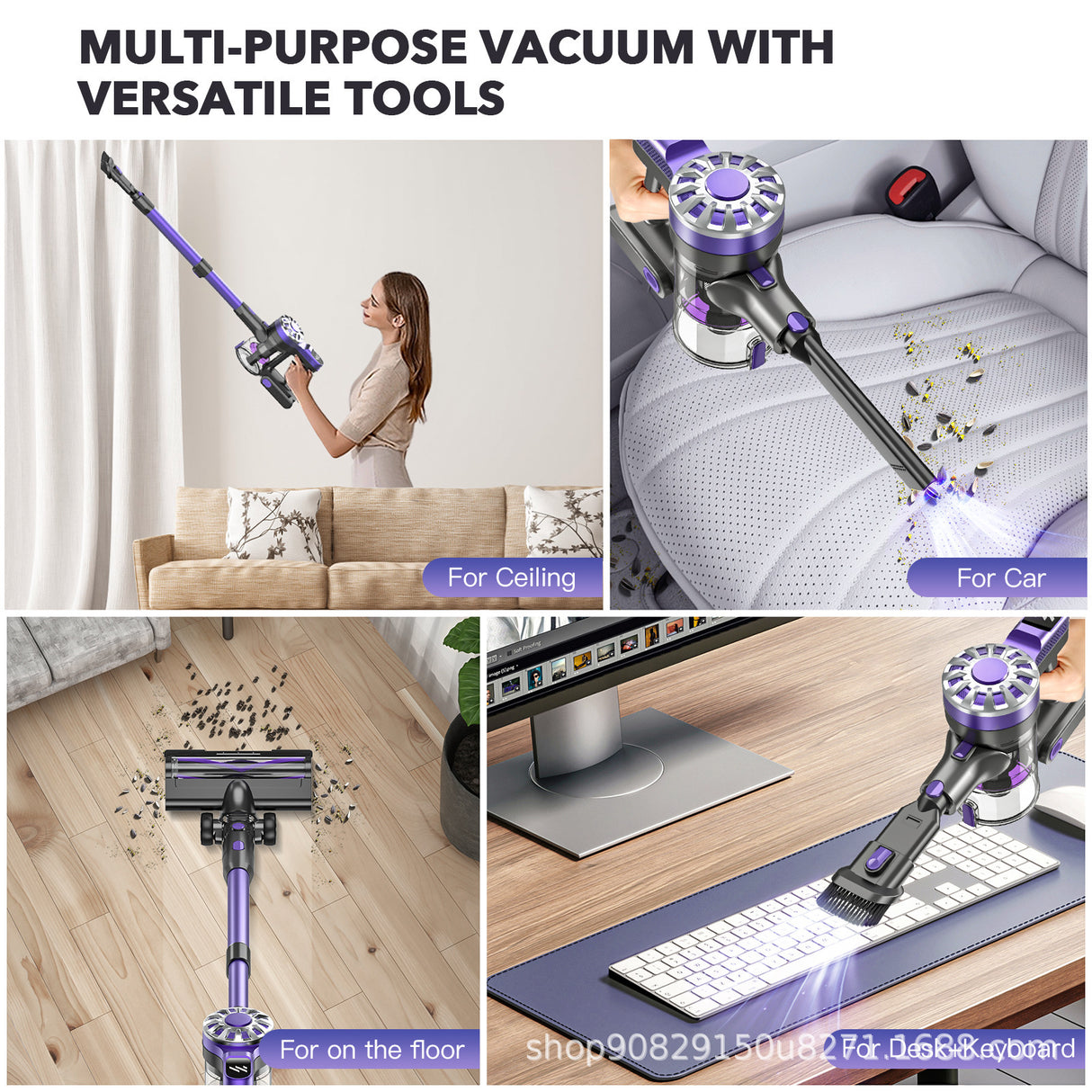 Household Small Portable Telescopic Vacuum Cleaner