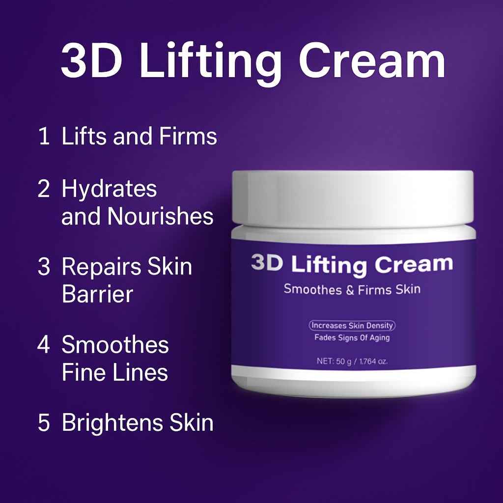 Mildhold 3D Lifting Face Cream Moisturizers Skin Repair Hydrate Smoothes Firms 50g - Moisture Moisture Hydrate Hydrating Moisturizing Moisturizing Hydrating