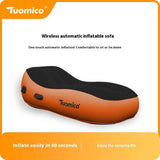 Portable Automatic Inflatable Sofa Bed for Outdoor Camping & Home – Lazy Lounge Airbed for Lunch Break & Floor Use