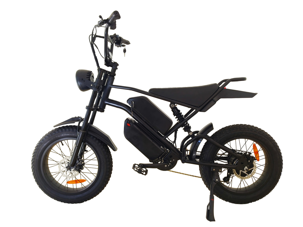 V2 Max Ebike 1000W Motor 48V30Ah Battery 20 Inches Max Speed 40-50KM