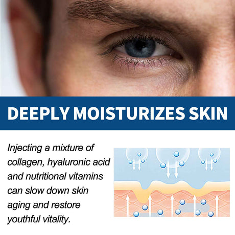 East Moon Men's Face Cream Anti Wrinkle Firming Moisturizer Lifting Hydrating Facial Skin Care