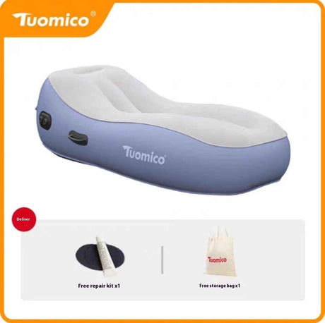 Portable Automatic Inflatable Sofa Bed for Outdoor Camping & Home – Lazy Lounge Airbed for Lunch Break & Floor Use