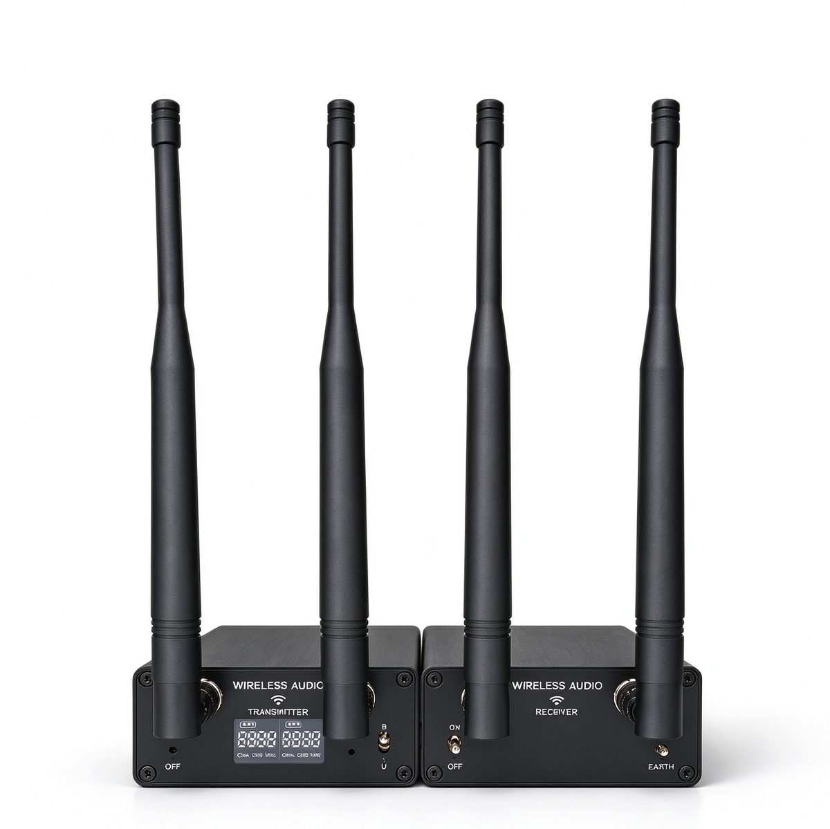 【NEW】AU680A (BNC) UHF Wireless Audio Transmitter & Receiver 150-200M