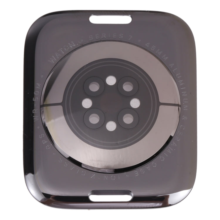 Carcasa trasera de vidrio templado para Apple Watch 7 de 45 mm (GPS): protección duradera y resistente a arañazos.