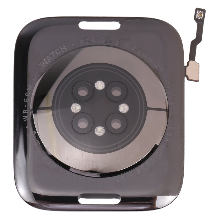 Carcasa trasera de cristal premium para Apple Watch Series 6 de 44 mm (LTE) con bobina de carga inalámbrica: ajuste perfecto y mayor durabilidad.