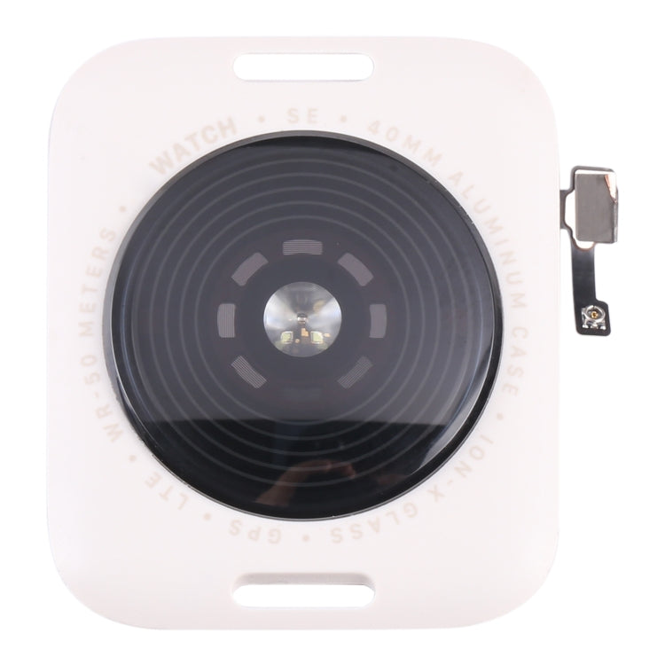 Glass Back Cover with Wireless Charging Coil for Apple Watch SE 2022 40mm LTE