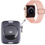 Carcasa trasera LTE para Apple Watch SE 2022 de 44 mm con bobina de carga inalámbrica y diseño de cristal