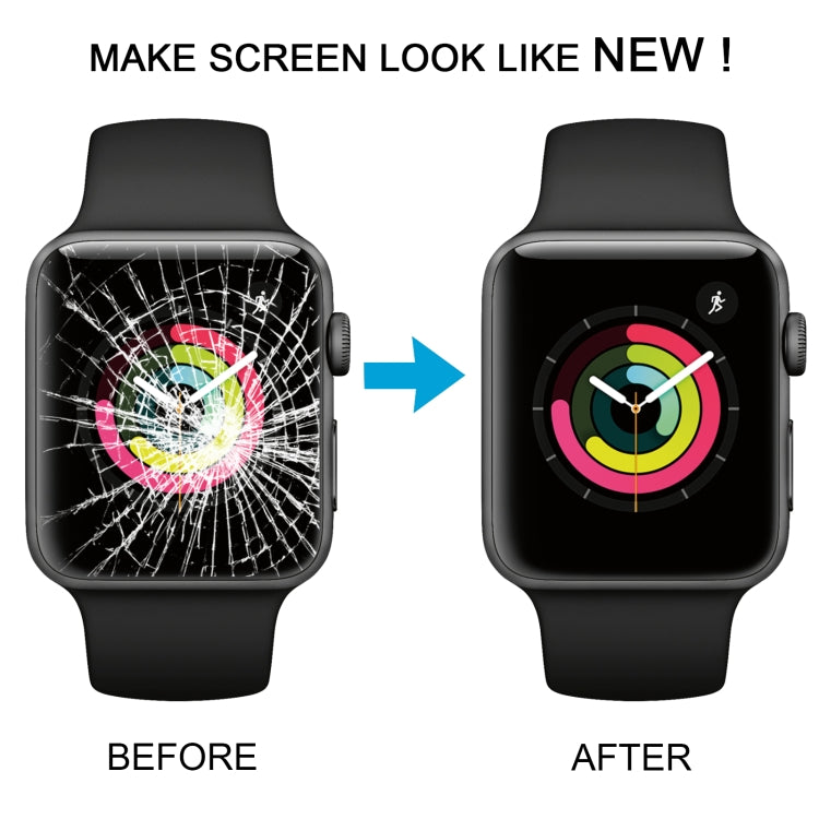Reemplazo de pantalla LCD para Apple Watch Series 3 de 42 mm (GPS) y ensamblaje de digitalizador. Reemplazo completo.