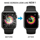 Reemplazo de pantalla LCD para Apple Watch Series 3 de 42 mm (GPS) y ensamblaje de digitalizador. Reemplazo completo.