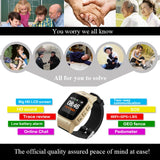 D99+ 1.22 inch HD LCD Screen GPS Smartwatch for the Elder Waterproof, Support GPS + LBS + WiFi Positioning / Two-way Dialing / Voice Monitoring / One-key First-aid / Wrist off Alarm / Safety Fence, D99+ Black, D99+ Rose Gold, D99+ Silver