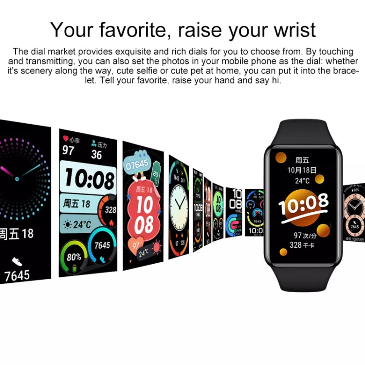 Original Huawei Band 6 Pro – 1.47" AMOLED, 5ATM, NFC, Blood Oxygen & Temperature