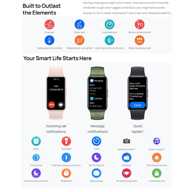 HUAWEI Band 8 Standard – 1.47" AMOLED, Heart Rate, Blood Pressure, SpO2 & Sleep