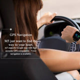 M5 Smart Bracelet – 1.54" TFT Color Screen, Heart Rate, BP, SpO2 & Sleep Monitoring