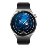 HUAWEI WATCH GT 3 Pro Titanium Smart Watch 46mm Genuine Leather Wristband, 1.43 inch AMOLED Screen, Support ECG / GPS / 14-days Battery Life, 46mm Rubber Wristband, 46mm Genuine Leather Wristband
