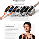 Original Xiaomi Smart Band 9 Global 1.62 inch AMOLED Screen 5ATM Waterproof Smart Watch, Support Blood Oxygen / Heart Rate Monitor, Smart Band 9 Global Black, Smart Band 9 Global Silver